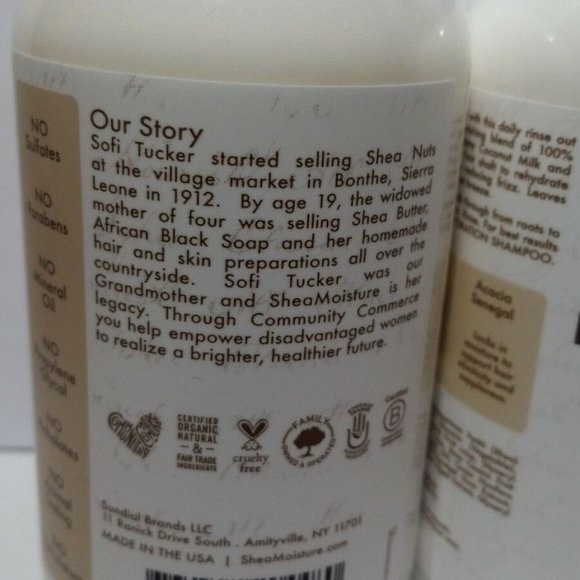 Shea Moisture Daily Hydration 3 Each Coconut Milk - Picture 5 of 13